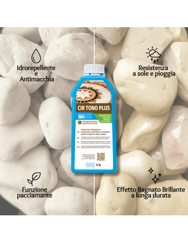 Ciottoli Rosa Corallo Effetto Bagnato Brillante Protettivo CIR TONO PLUS