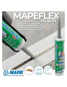 Mapeflex Pu 45 Ft Adesivo E Sigillante Poliuretanico Elastico 300 ml 2