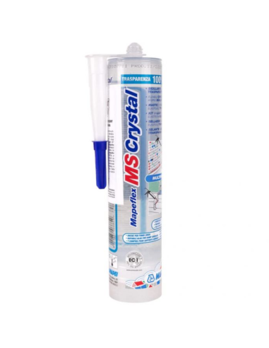 Silicone Trasparente Mapei Mapeflex Ms Crystal Per Sigillature Invisibili 300 ml