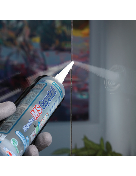 Silicone Trasparente Mapei Mapeflex Ms Crystal Per Sigillature Invisibili 300 ml
