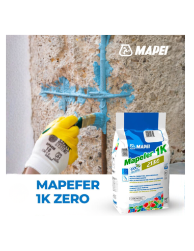 Malta Cementizia Anticorrosiva Mapefer 1K Per Ferri D Armatura 5 Kg