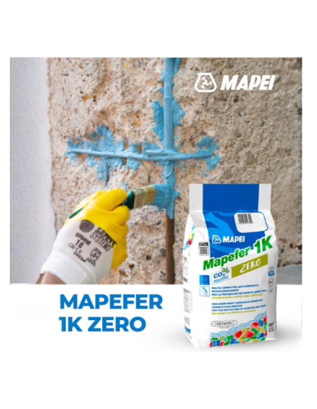Malta Cementizia Anticorrosiva Mapefer 1K Per Ferri D Armatura 5 Kg