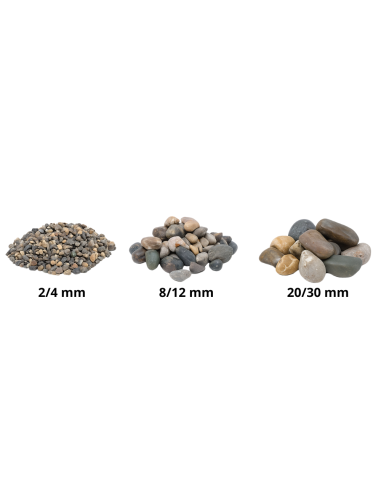 Kit Ciottoli Grigio Ghedi E Cir Tono Plus Effetto Bagnato