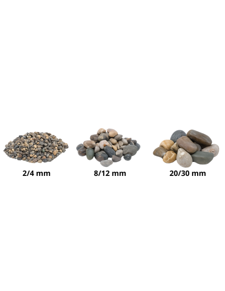 Kit Ciottoli Grigio Ghedi E Cir Tono Plus Effetto Bagnato