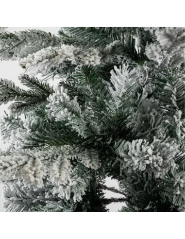 BiancoPino Albero Di Natale Innevato Effetto Realistico Elegante Real touch