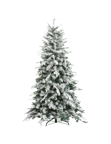 Albero Di Natale Artificiale Innevato Alaska Elegante E Resistente