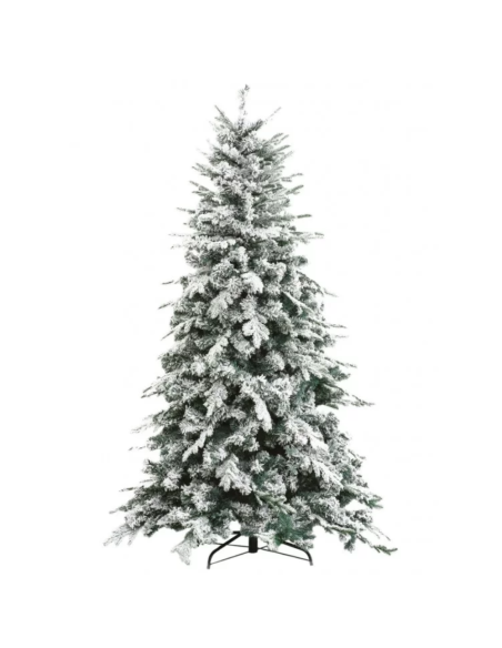 Albero Di Natale Artificiale Innevato Alaska Elegante E Resistente