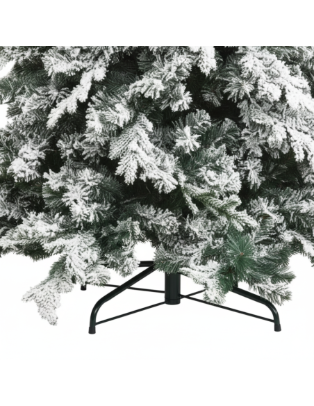 Albero Di Natale Artificiale Innevato Alaska Elegante E Resistente