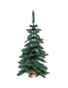 Alberello Di Natale Piccolo Timmy In Pvc Per Spazi Ridotti 90 cm