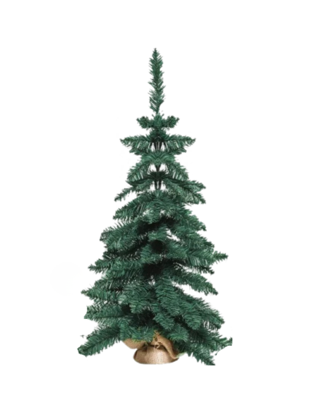 Alberello Di Natale Piccolo Timmy In Pvc Per Spazi Ridotti 90 cm