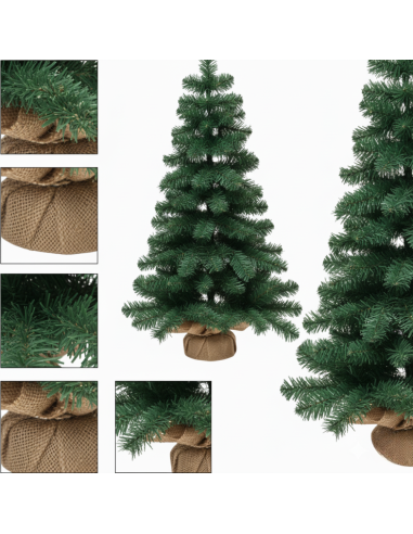 MiniPino Alberello Di Natale In Pvc Per Spazi Piccoli H 90 cm