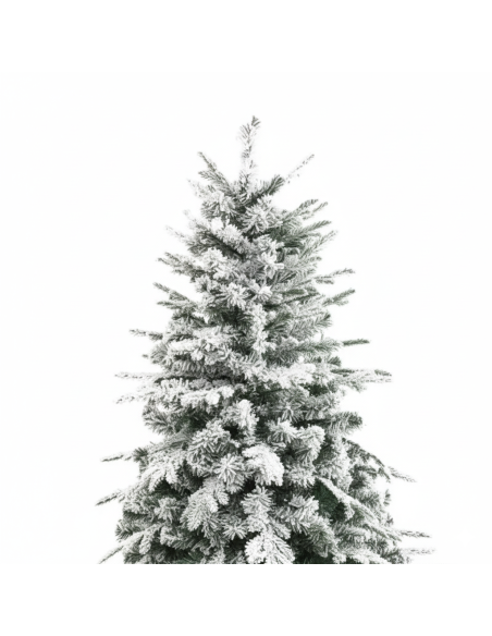 BiancoPino Albero Di Natale Innevato Effetto Realistico Elegante Real touch