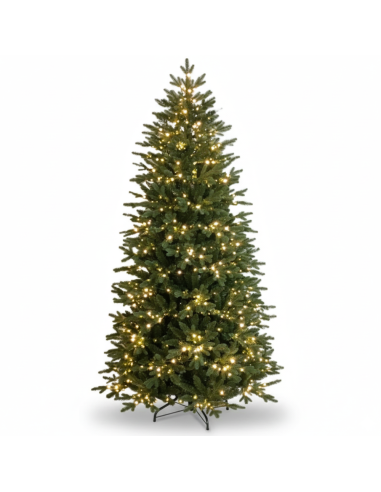 PinoBrillo Albero Di Natale con 950 Luci Led Incorporate Effetto Real Touch 210 cm