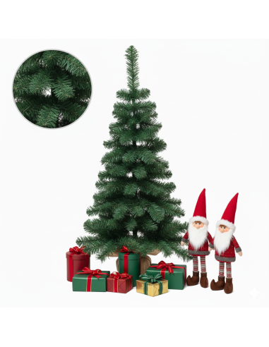 MiniPino Alberello Di Natale In Pvc Per Spazi Piccoli H 90 cm