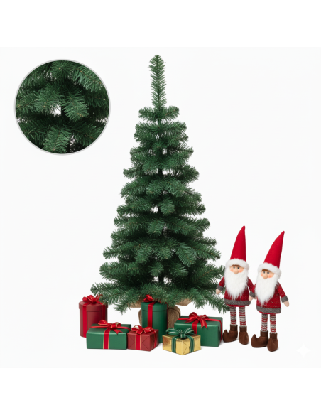MiniPino Alberello Di Natale In Pvc Per Spazi Piccoli H 90 cm