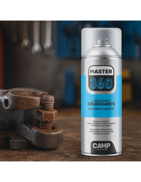 Master 360 Spray Lubrificante Sbloccante Da 400ml 3 Pezzi