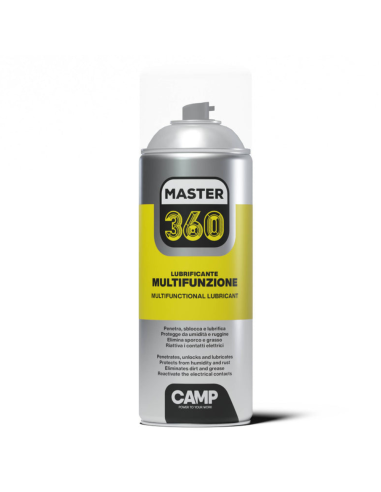 Master 360 Lubrificante Multifunzione Spray Per Sblocco E Protezione 400 ml