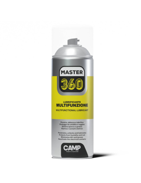 Master 360 Lubrificante Multifunzione Spray Per Sblocco E Protezione 400 ml
