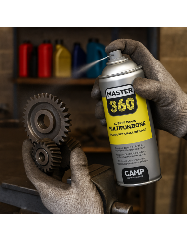 Master 360 Lubrificante Multifunzione Spray Per Sblocco E Protezione 400 ml