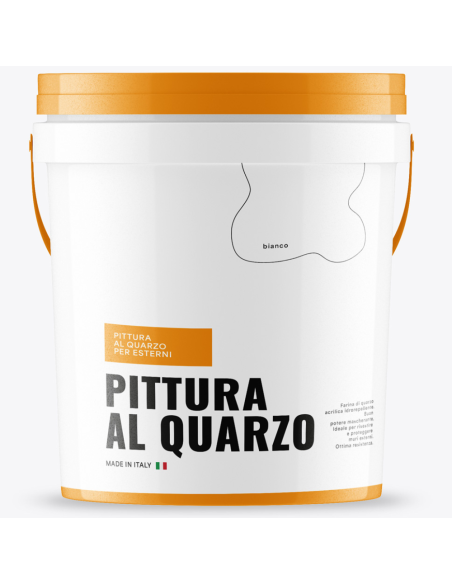 Farina Quarzo Acrilica Coprente Traspirante Finissima Rivestimento Muri Esterni