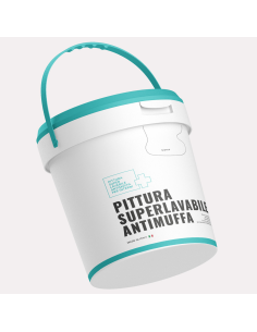 Pittura Acrilica Ultra Opaca Super Lavabile Antimuffa Protezione Antibatterica  2