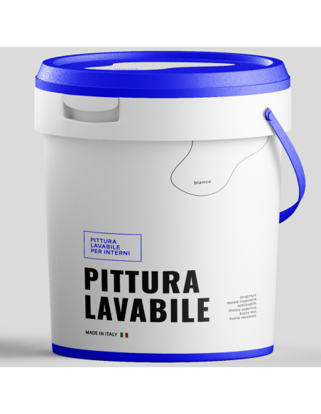 Idropittura Lavabile Elevata Copertura Opaca Bianca Muri Soffitti Interni