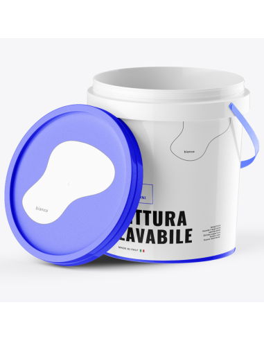 Idropittura Lavabile Elevata Copertura Opaca Bianca Muri Soffitti Interni