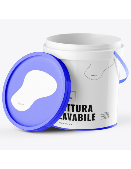 Idropittura Lavabile Elevata Copertura Opaca Bianca Muri Soffitti Interni