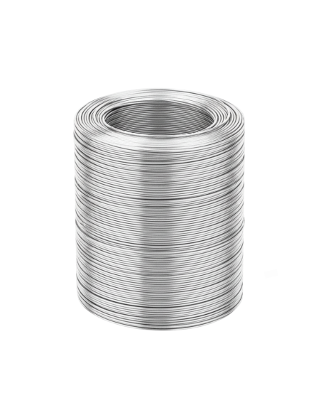 Filo Cotto Bianco Argenteo Per Rinforzi In Cemento Armato 1 pezzo 200 g