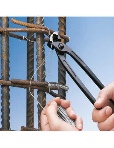 Filo Cotto Bianco Argenteo Per Rinforzi In Cemento Armato 1 pezzo 200 g