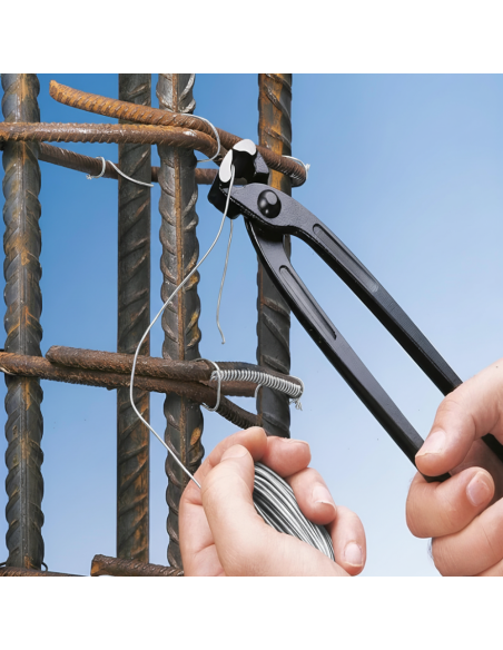 Filo Cotto Bianco Argenteo Per Rinforzi In Cemento Armato 1 pezzo 200 g