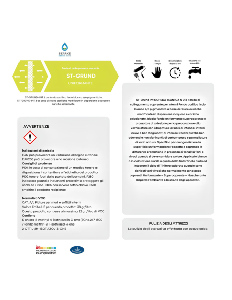 St-Grund-Int Fondo Collegamento Uniformante Supercoprente Mascherante Interni