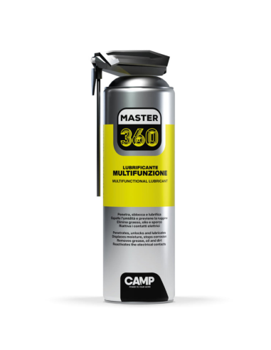 Master 360 Lubrificante Multifunzione Spray Per Sbloccare E Lubrificare 500 ml