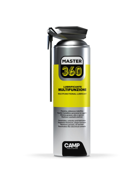 Master 360 Lubrificante Multifunzione Spray Per Sbloccare E Lubrificare 500 ml