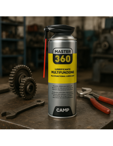 Master 360 Lubrificante Multifunzione Spray Per Sbloccare E Lubrificare 500 ml