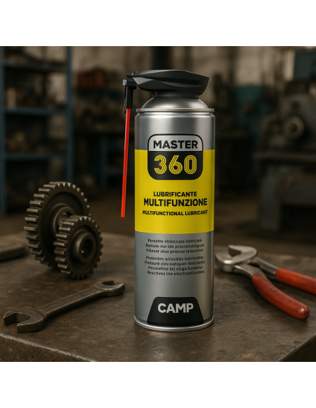Master 360 Lubrificante Multifunzione Spray Per Sbloccare E Lubrificare 500 ml