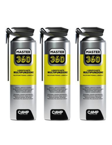 Master 360 Lubrificante Multifunzione Spray 500 ml 3 Pezzi