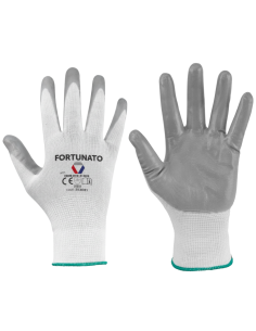 Guanti In Poliestere Con Palmo In Nitrile Per Lavori Leggeri T. 10 2