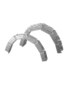 Guida Profilo Flessibile In Lamiera Zincata Per Architetture Curvilinee 1,5m