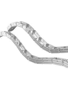 Guida Profilo Flessibile In Lamiera Zincata Per Architetture Curvilinee 1,5m 2