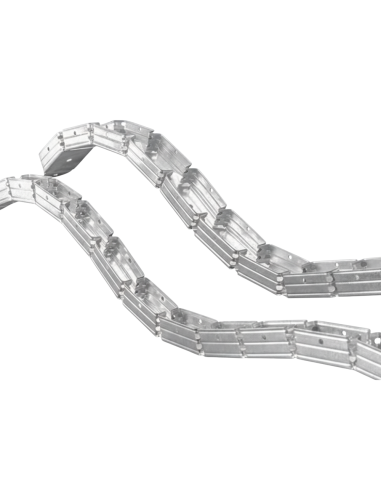 Guida Profilo Flessibile In Lamiera Zincata Per Architetture Curvilinee 1,5m