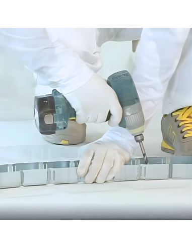 Guida Profilo Flessibile In Lamiera Zincata Per Architetture Curvilinee 1,5m