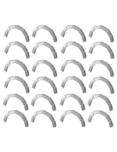 Set Guide Profilo In Lamiera Zincata Per Architettura Curva 2 Misure