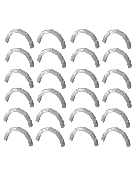 Set Guide Profilo In Lamiera Zincata Per Architettura Curva 2 Misure