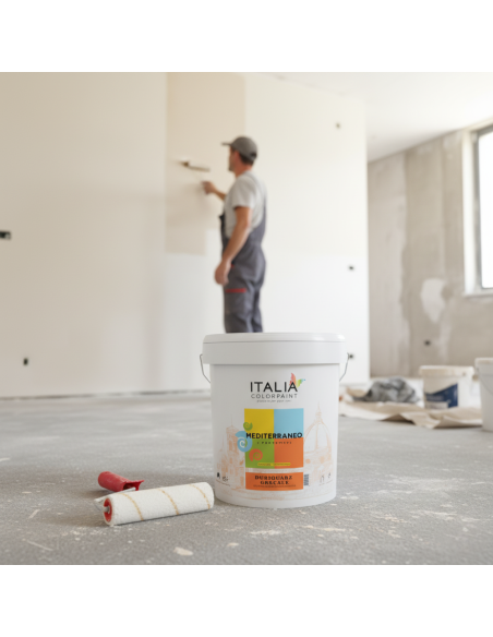 Idropittura Quarzo Acrilico Antialga Duriquarz Grecale Per Esterni Italia ColorPaint - foto 4