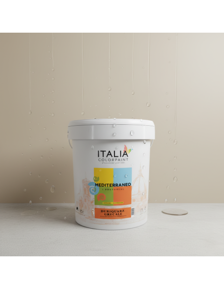 Idropittura Quarzo Acrilico Antialga Duriquarz Grecale Per Esterni Italia ColorPaint - foto 5