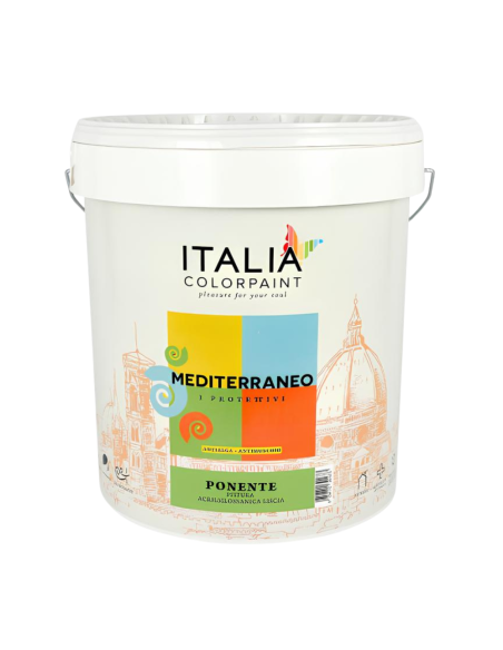 Idropittura Acrilsilossanica Mediterraneo Ponente Per Interni Ed Esterni - Italia ColorPaint