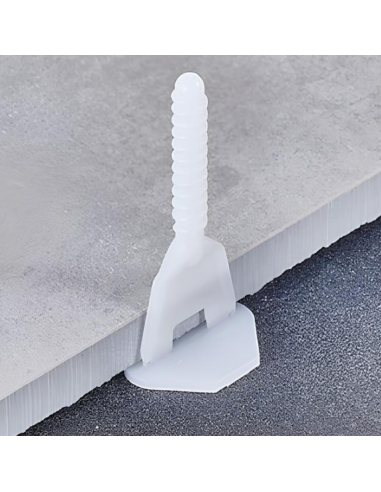 Viti Basi Flat Per Piastrelle Altezza Da 3/15 mm E Fuga Da 1 mm 100 Pezzi