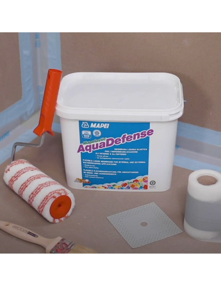 Membrana Liquida Elastica Impermealizzante Rivestimenti Mapelastic Aquadefense