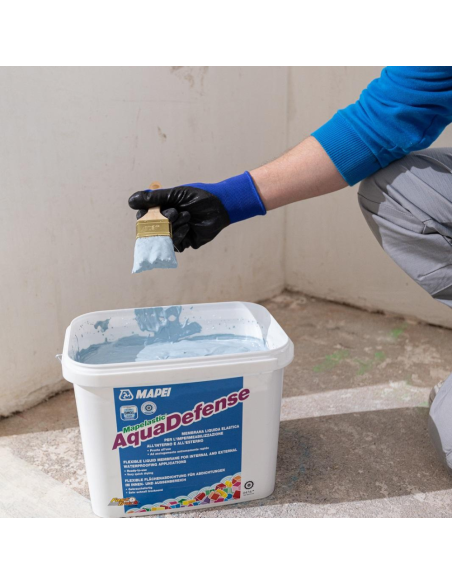 Membrana Liquida Elastica Impermealizzante Rivestimenti Mapelastic Aquadefense